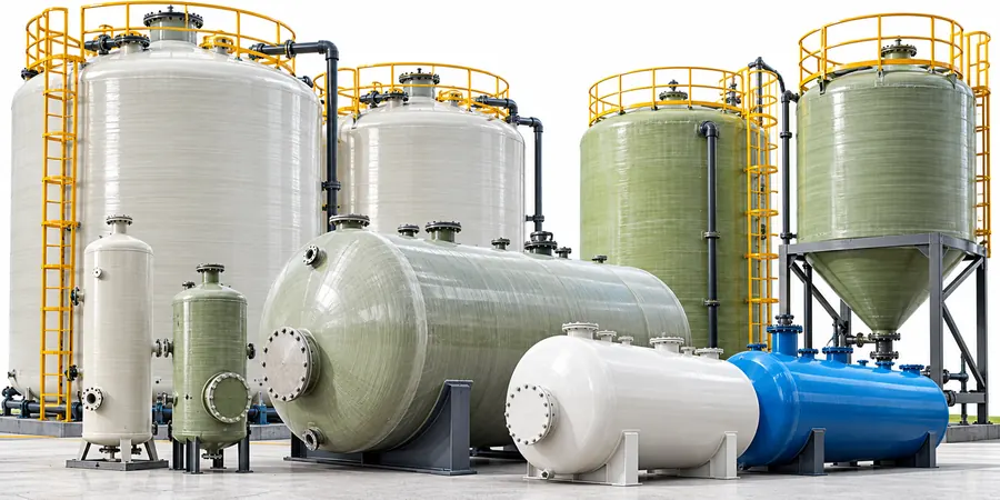 Chemical storage tanks — FRP application for vinyl ester resin