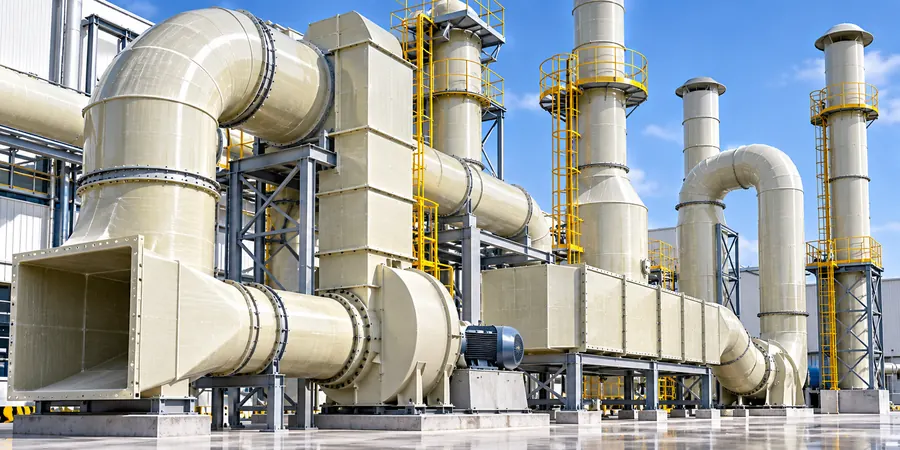 Ducts & stacks — FRP application for vinyl ester resin