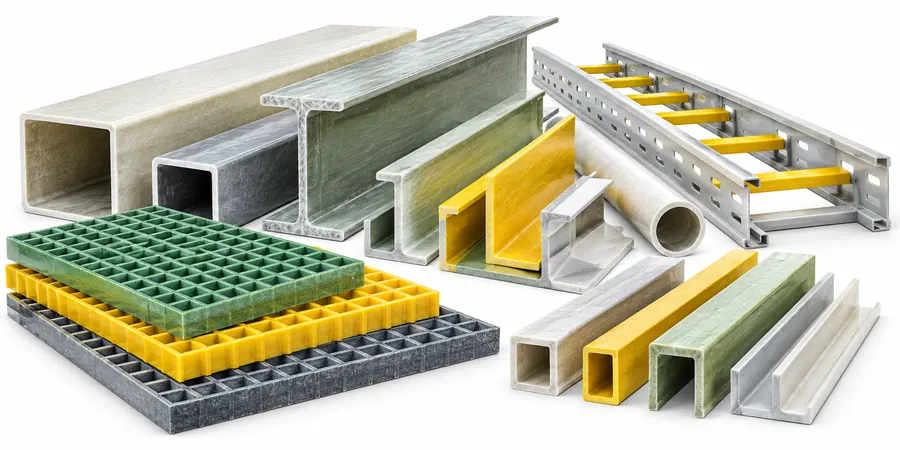 Pultruded profiles — FRP application for unsaturated polyester resin